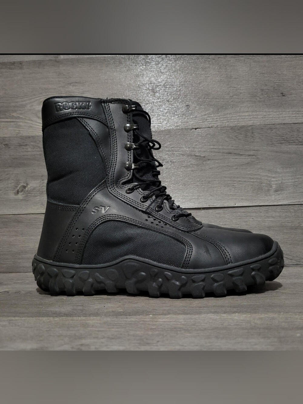 rocky S2V Waterproof Insulated Tactical Mens 12.5 W Military Boots black leather